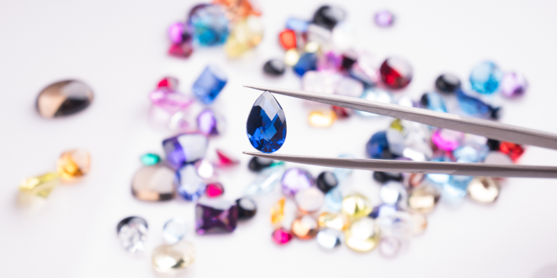 Colored Gemstone Engagement Rings