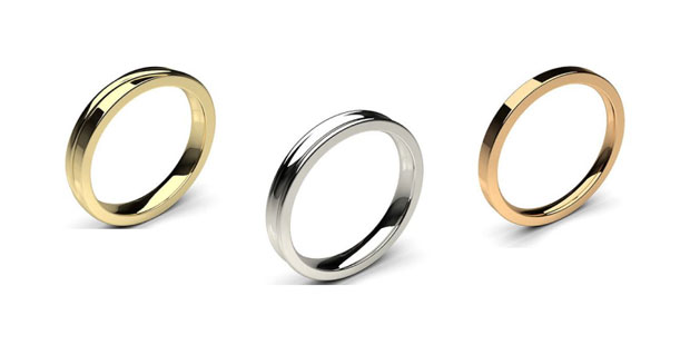 plain wedding rings
